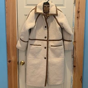 Petite Reversible Faux Leather Lined Coat